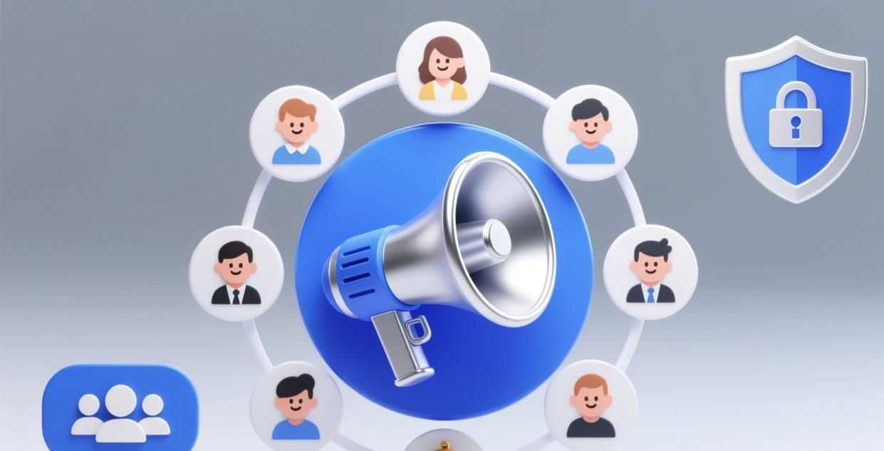 Letstalk 利用标签实现免建群一键广播操作详解